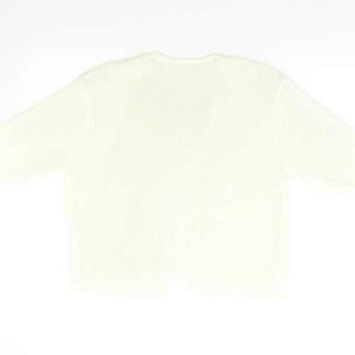 Canda Womens Beige  Knit Cardigan Jumper Size M