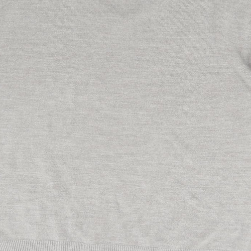 Matalan Mens Grey  Knit Pullover Jumper Size L
