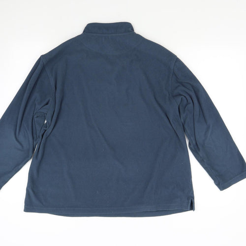 PACO Mens Blue   Henley Jumper Size M