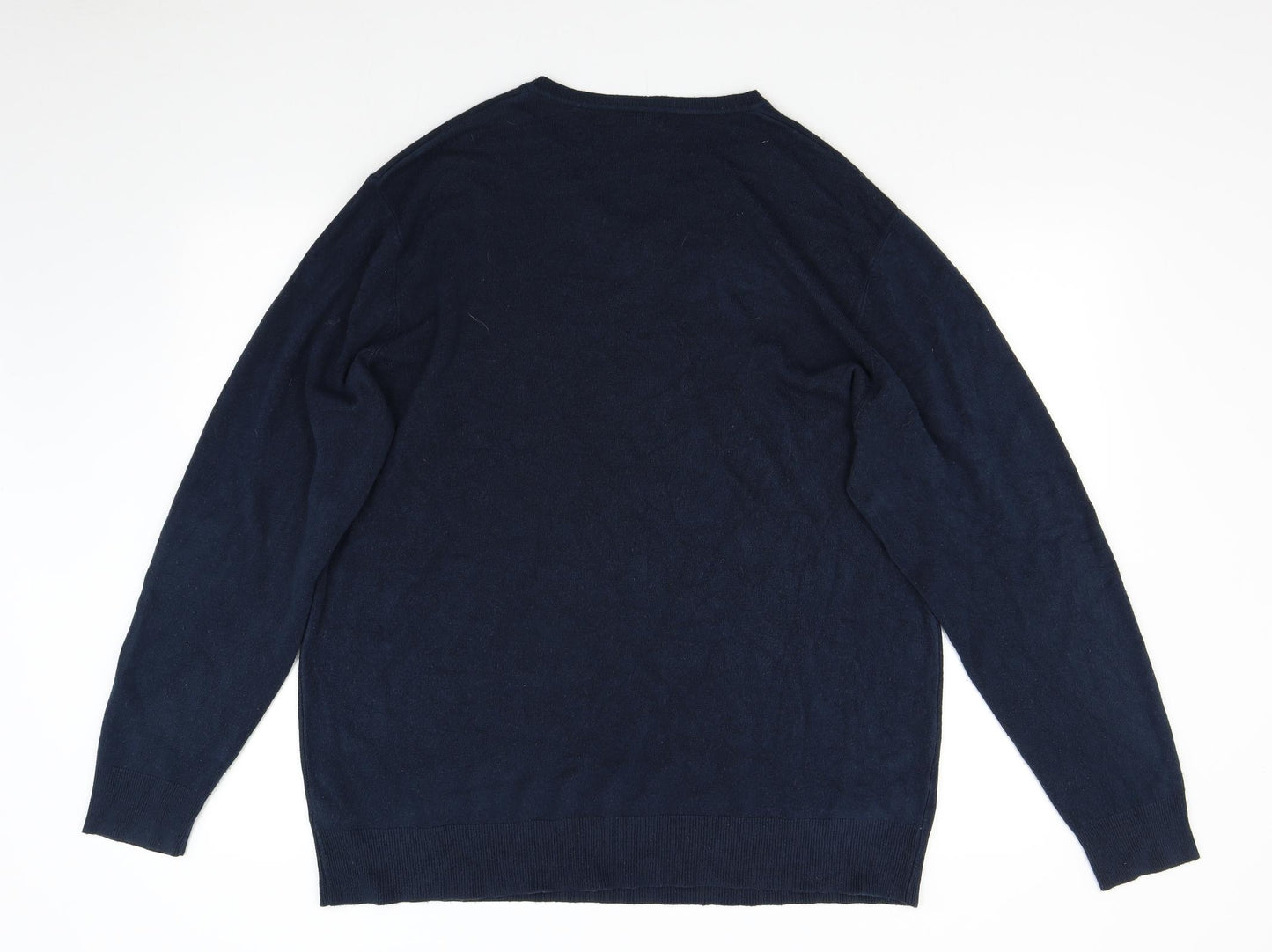 George Mens Blue  Knit Pullover Jumper Size 2XL