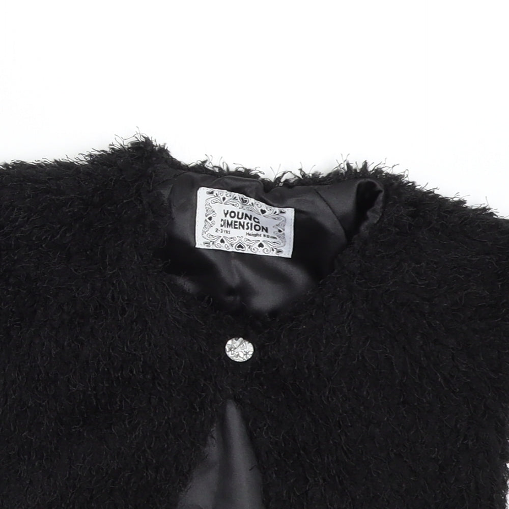 Primark Girls Black   Jacket  Size 2-3 Years  - Bolero