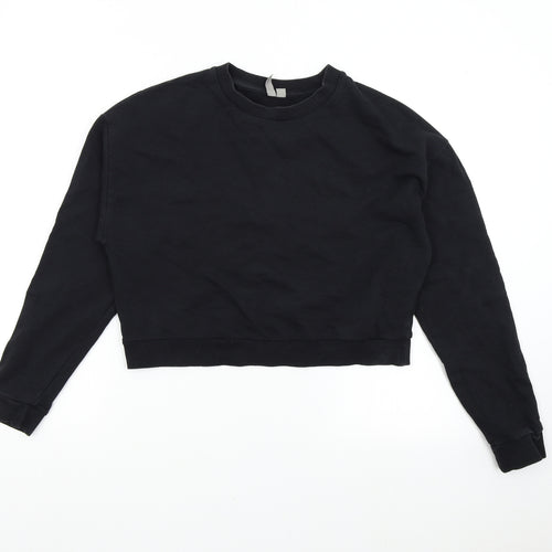 ASOS Womens Black   Pullover Sweatshirt Size 12