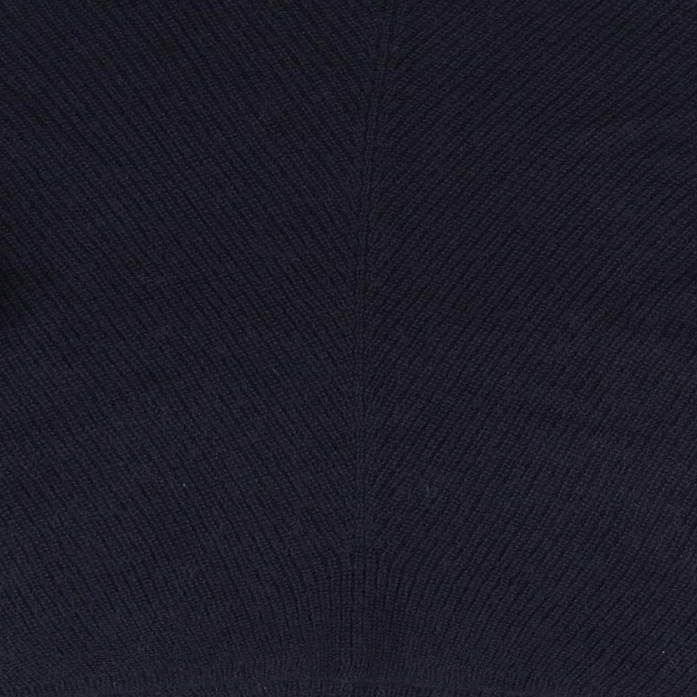 NEXT Womens Blue Floral Knit Pullover Jumper Size 18