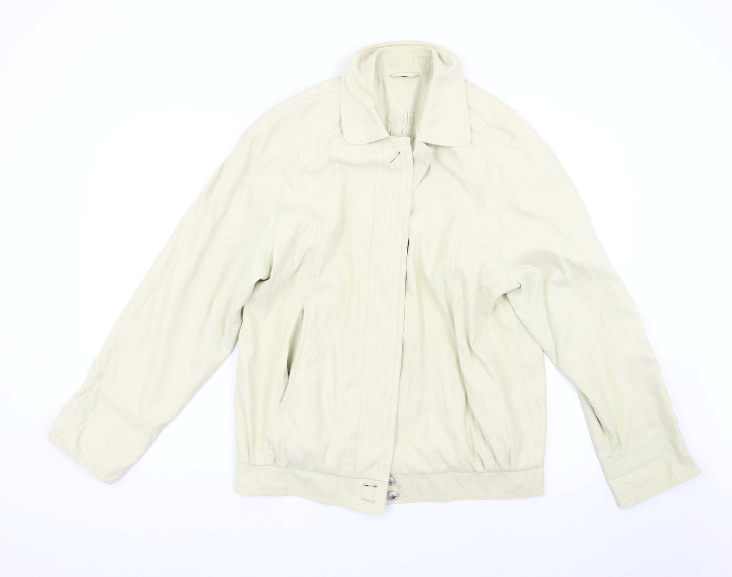 Telemac Mens Beige   Bomber Jacket Jacket Size L