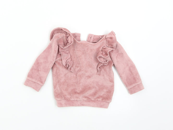 TU Girls Pink   Pullover Jumper Size 3-6 Months