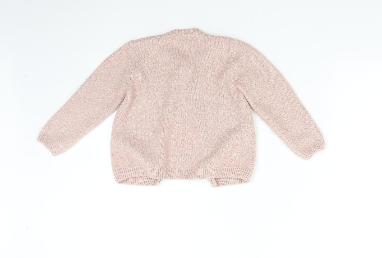 Matalan Girls Pink  Knit Cardigan Jumper Size 2-3 Years