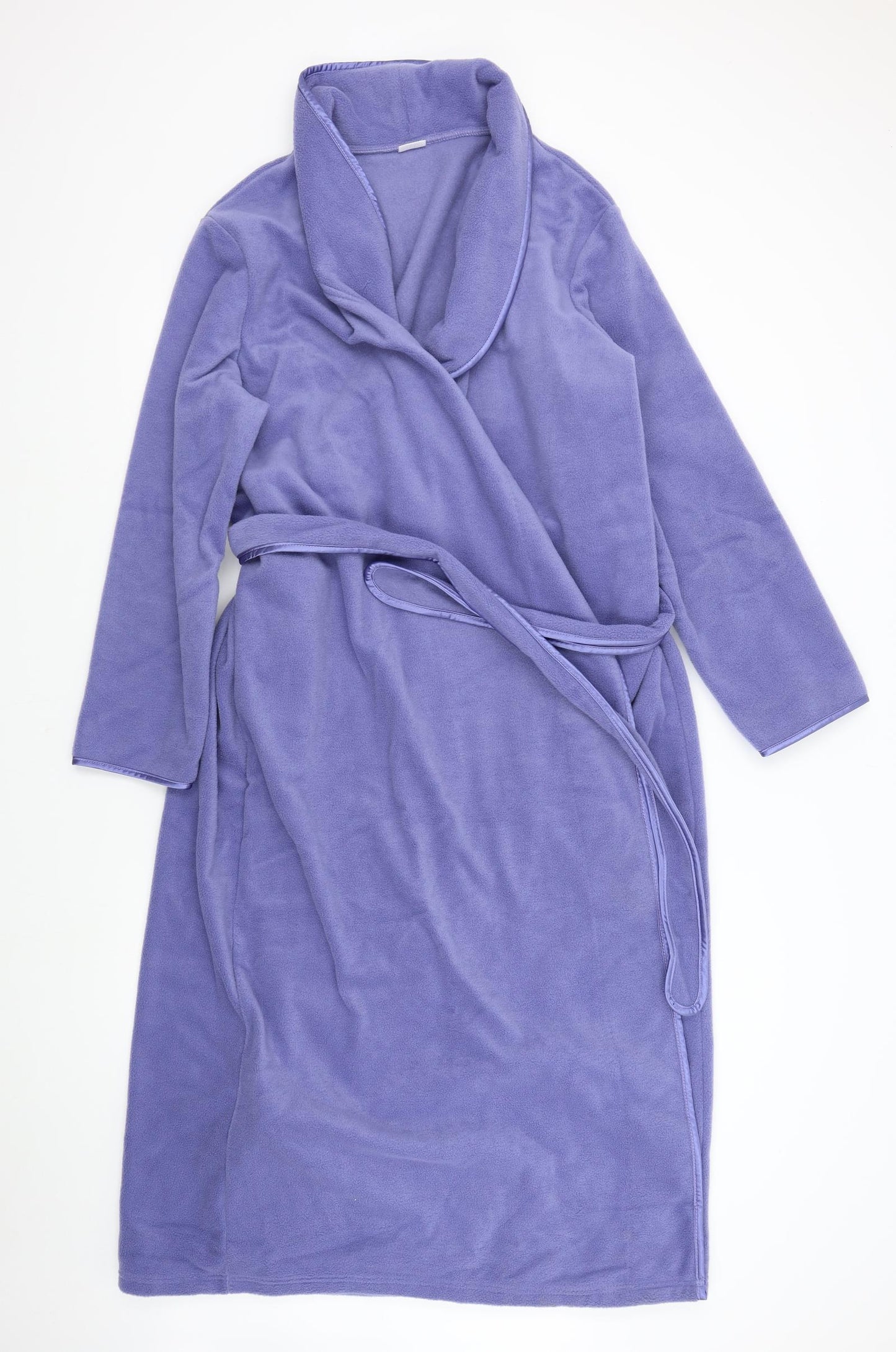 Damart Womens Purple Solid Fleece  Gown Size 2XL
