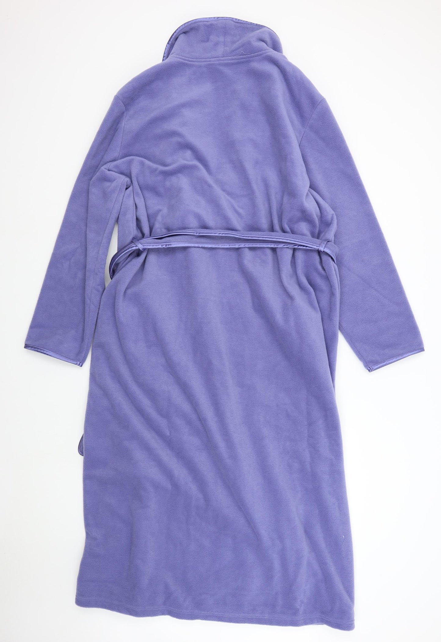Damart Womens Purple Solid Fleece  Gown Size 2XL