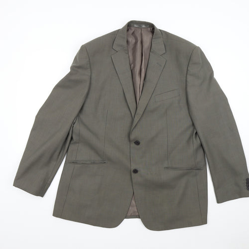 F&F Mens Green   Jacket Suit Jacket Size 44