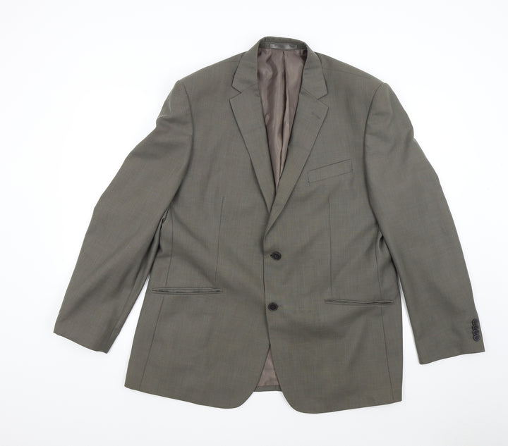 F&F Mens Green Jacket Suit Jacket Size 44