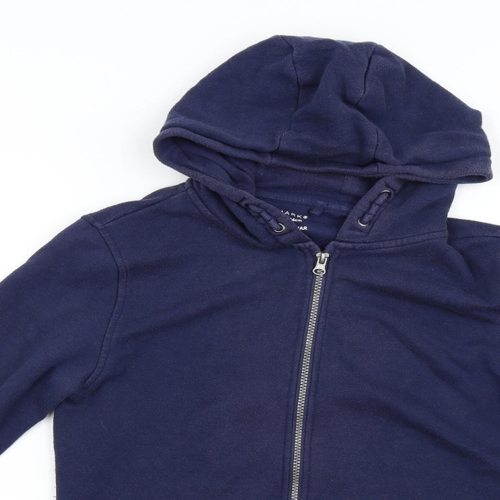 Primark Boys Blue   Full Zip Hoodie Size 13-14 Years