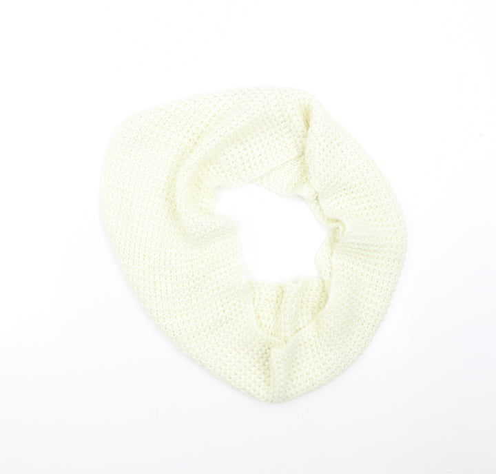 Golddigga Womens Ivory  Knit  Scarf   - Infinity Scarf