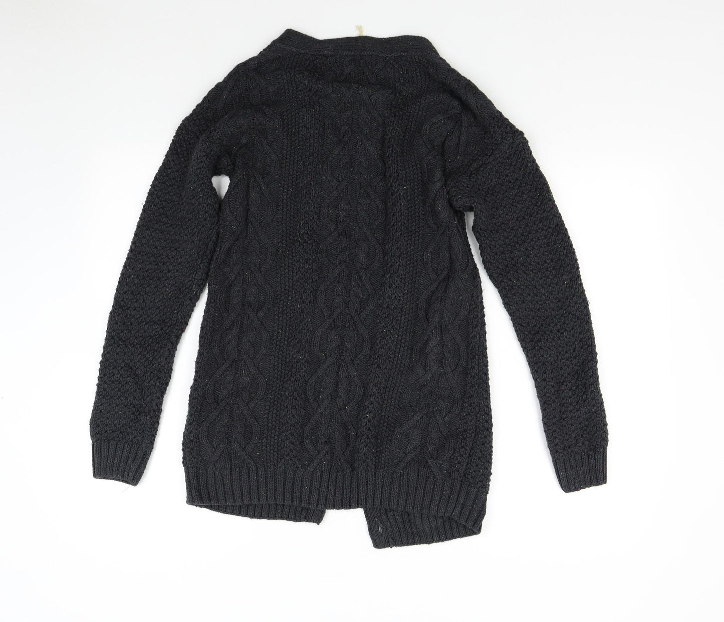 Fat Face Womens Grey  Knit Cardigan Jumper Size 10