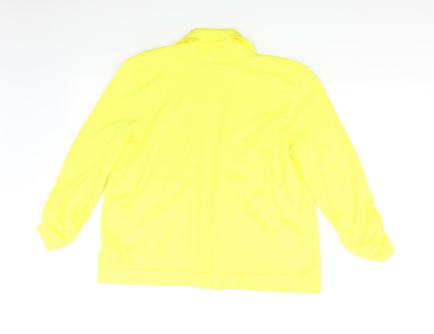 89th + Madison Womens Yellow  Knit Cardigan Jumper Size L