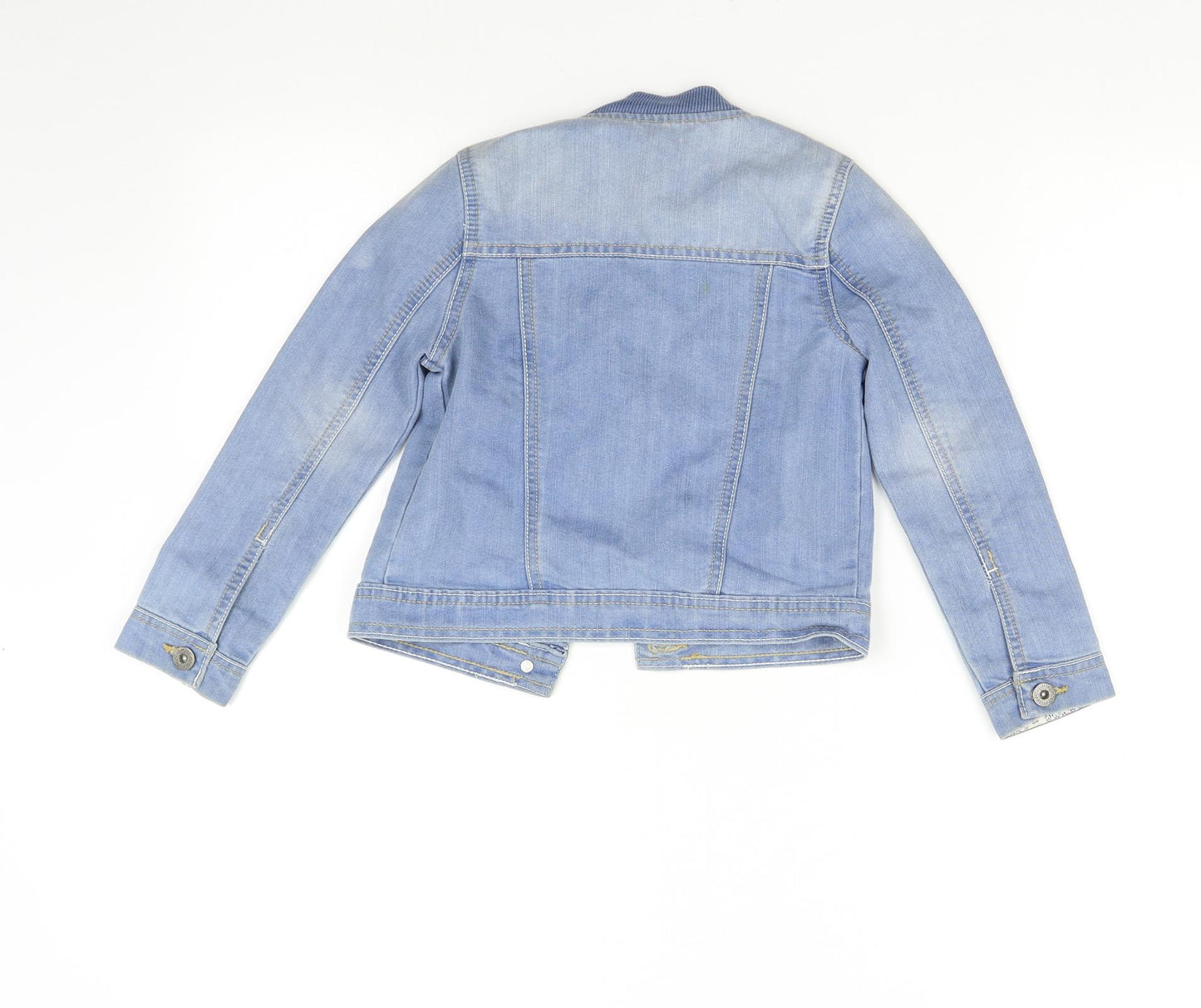 Nutmeg Girls Blue  Denim Jacket  Size 6-7 Years