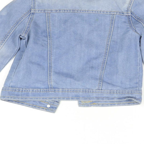 Nutmeg Girls Blue  Denim Jacket  Size 6-7 Years