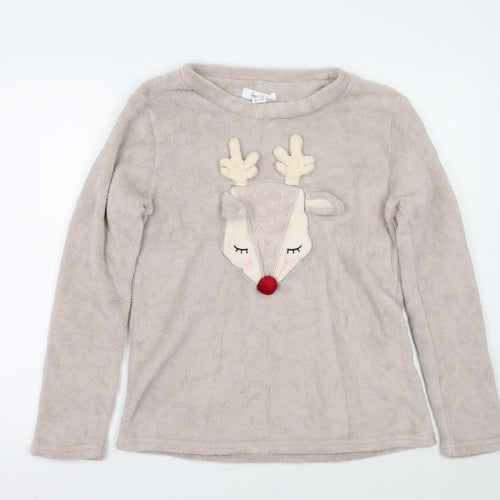 Love to lounge Womens Beige   Top Pyjama Set Size S  - Christmas