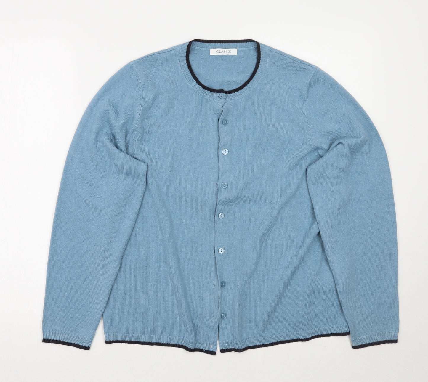 Marks and Spencer Womens Blue   Cardigan Jumper Size 14