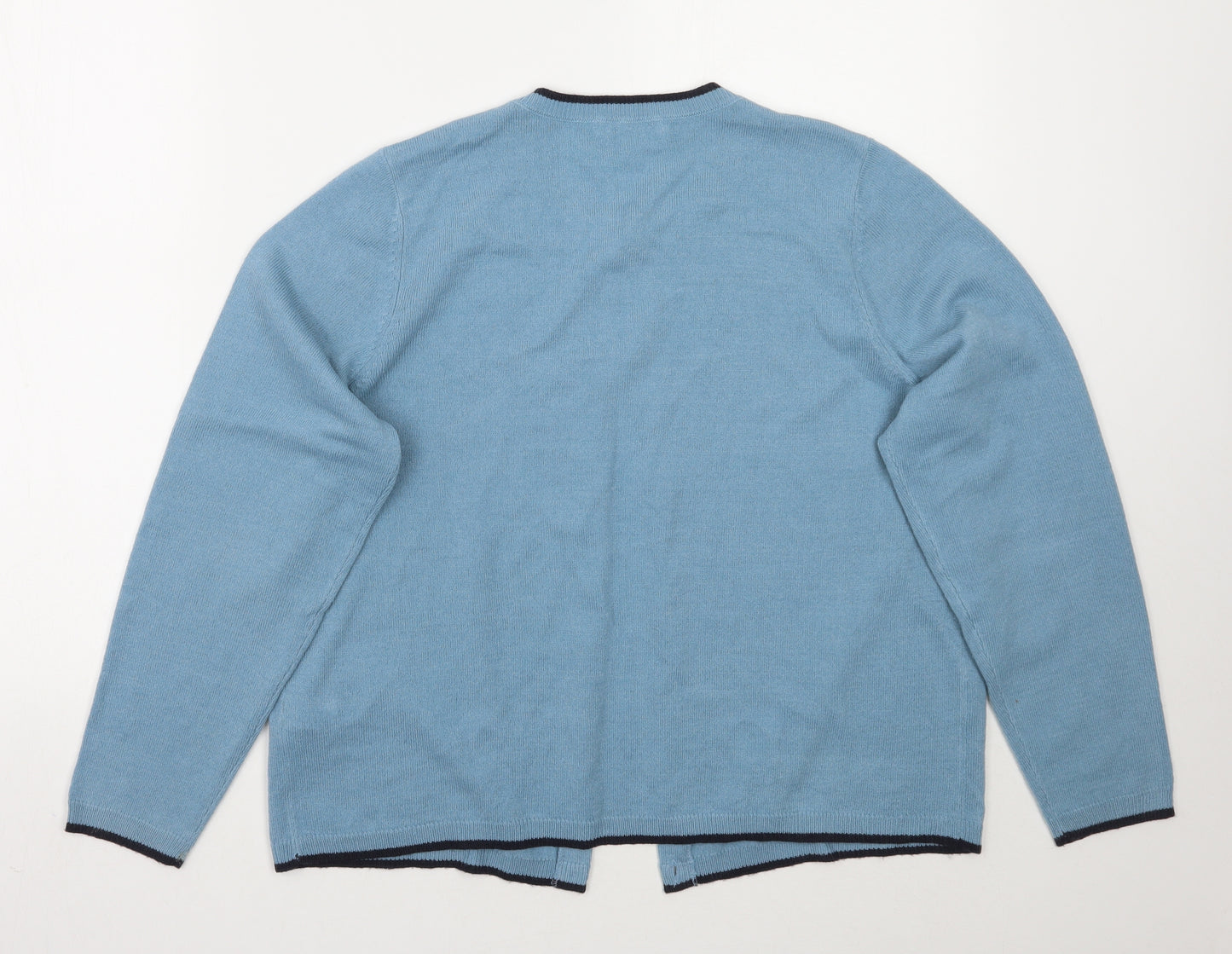 Marks and Spencer Womens Blue   Cardigan Jumper Size 14