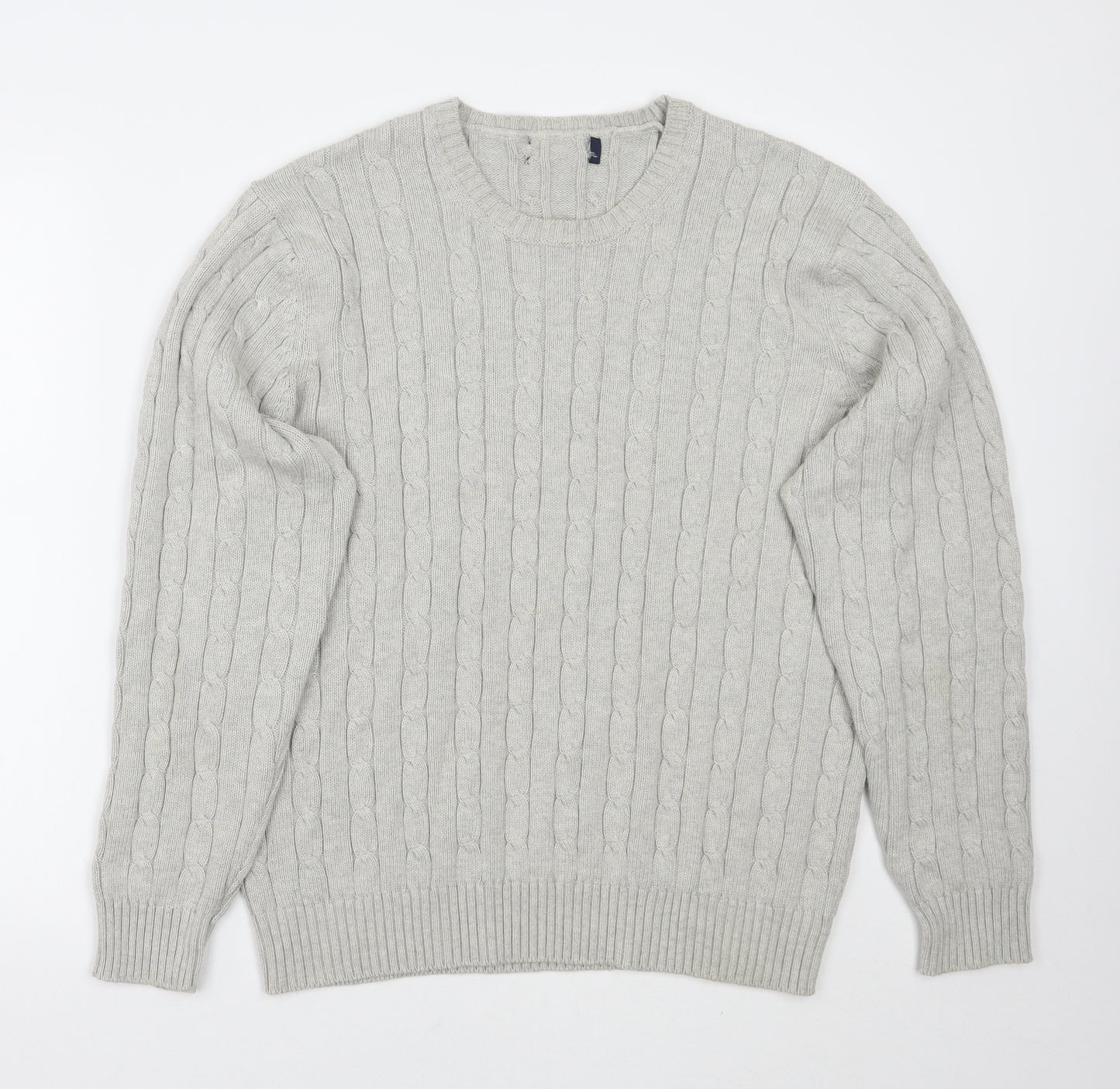 Marks and Spencer Mens Grey   Pullover Jumper Size L