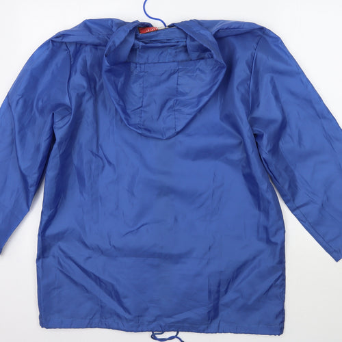 Tannucci Womens Blue   Rain Coat Coat Size XS