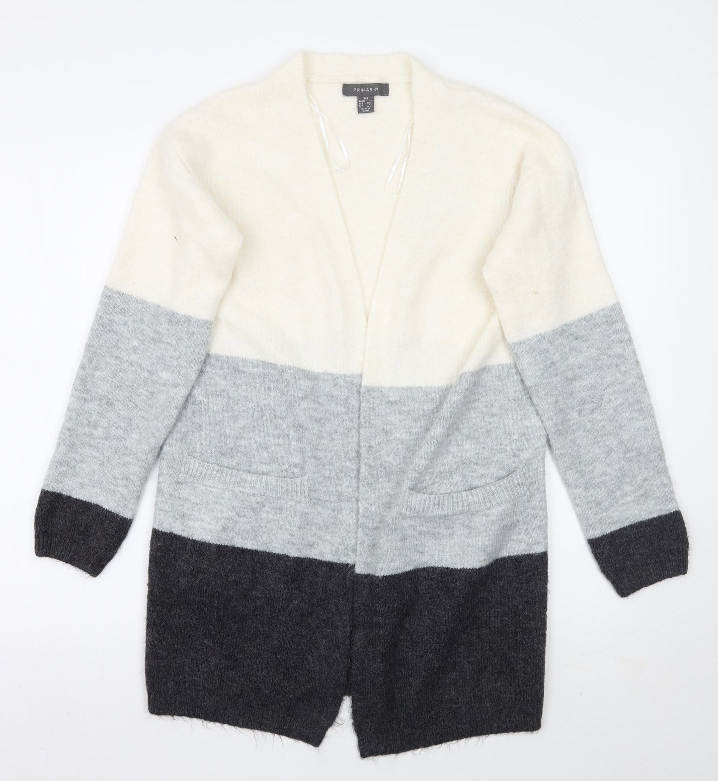 Primark Womens Grey   Cardigan Jumper Size XS
