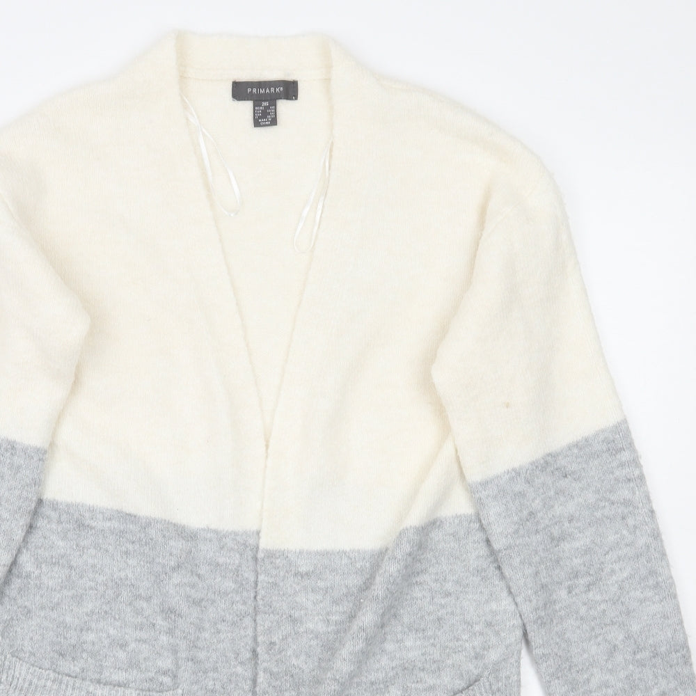 Primark Womens Grey   Cardigan Jumper Size XS