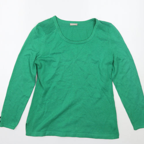 Planet Womens Green   Pullover Jumper Size S