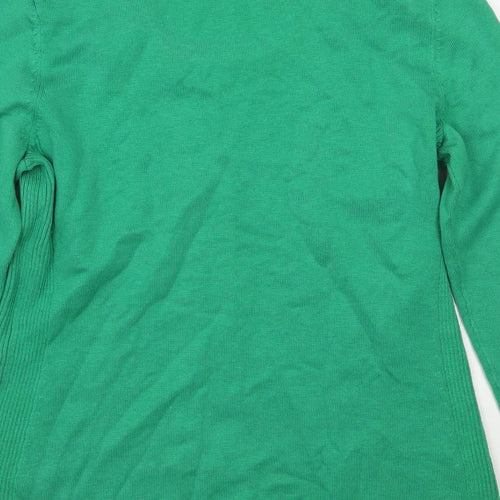 Planet Womens Green   Pullover Jumper Size S