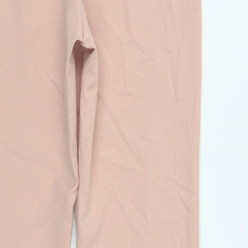 ASOS Womens Pink   Trousers  Size 10 L35 in