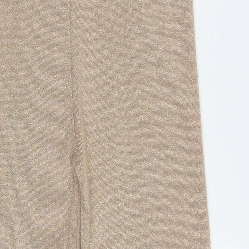 Flamade Womens Gold   Trousers  Size S L26 in