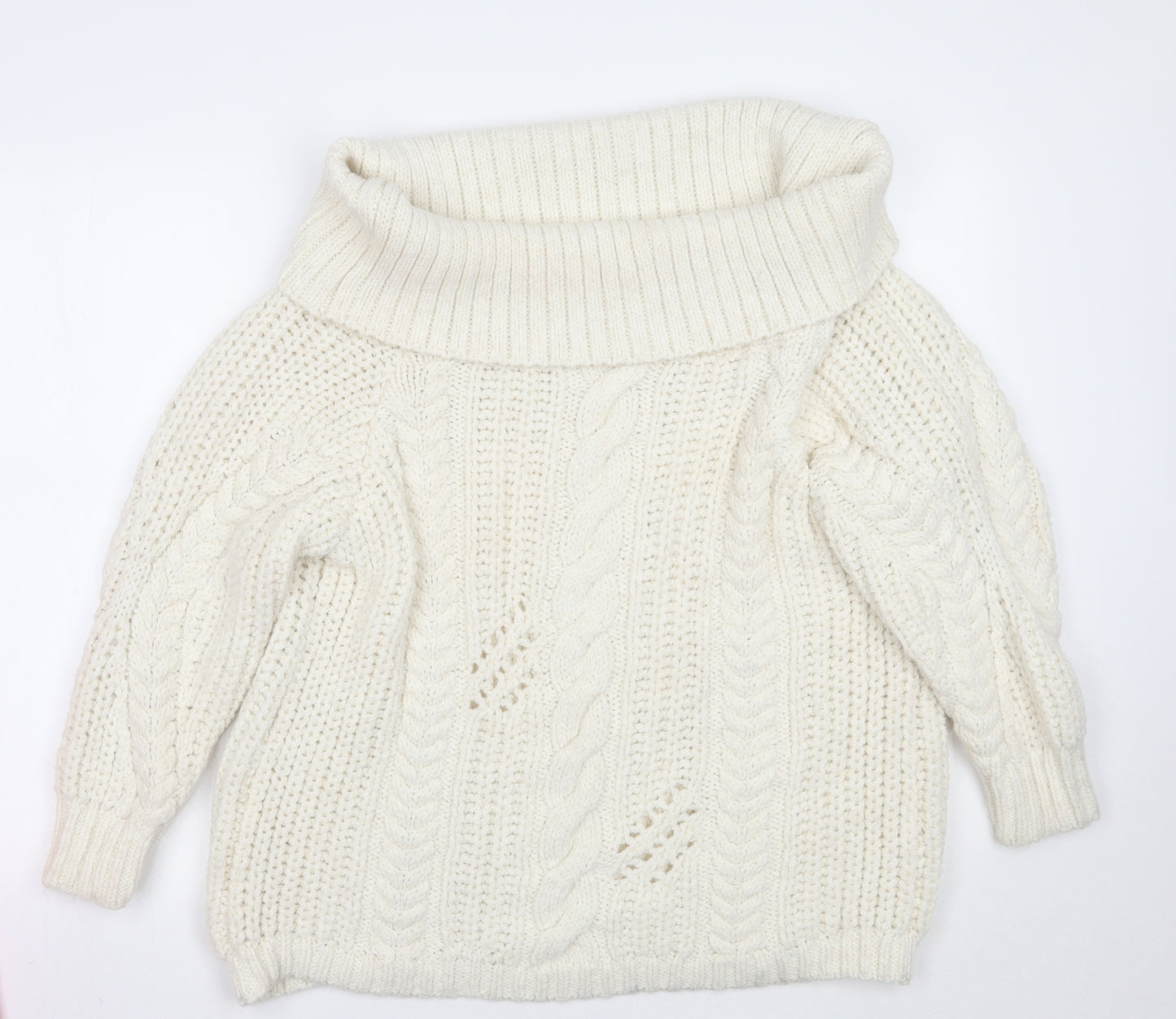 NEXT Womens White   Pullover Jumper Size XL