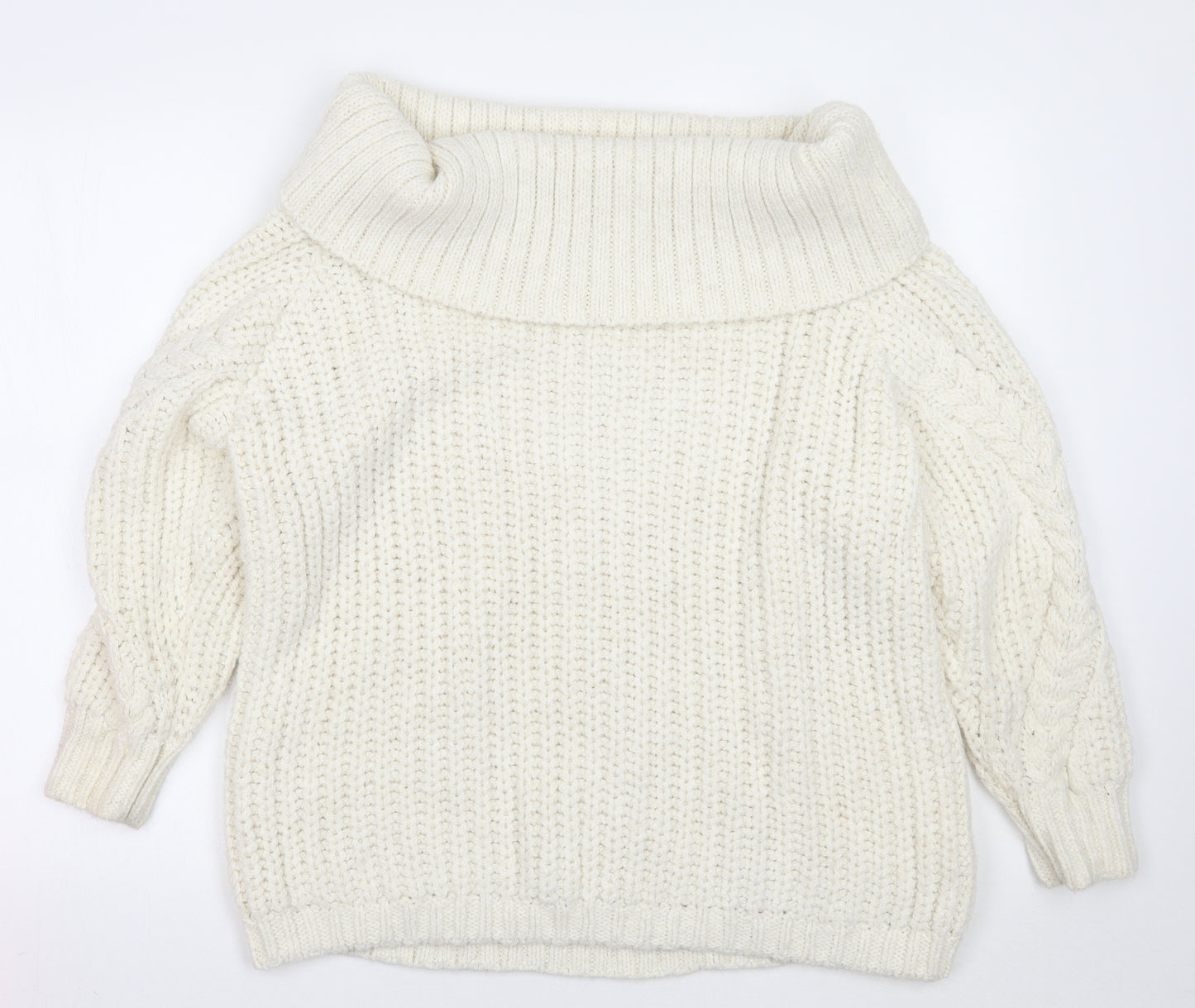 NEXT Womens White   Pullover Jumper Size XL