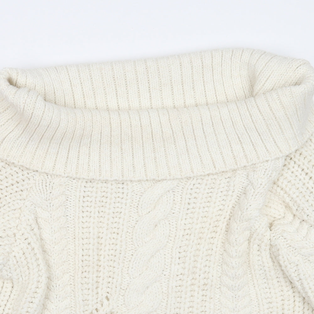 NEXT Womens White   Pullover Jumper Size XL