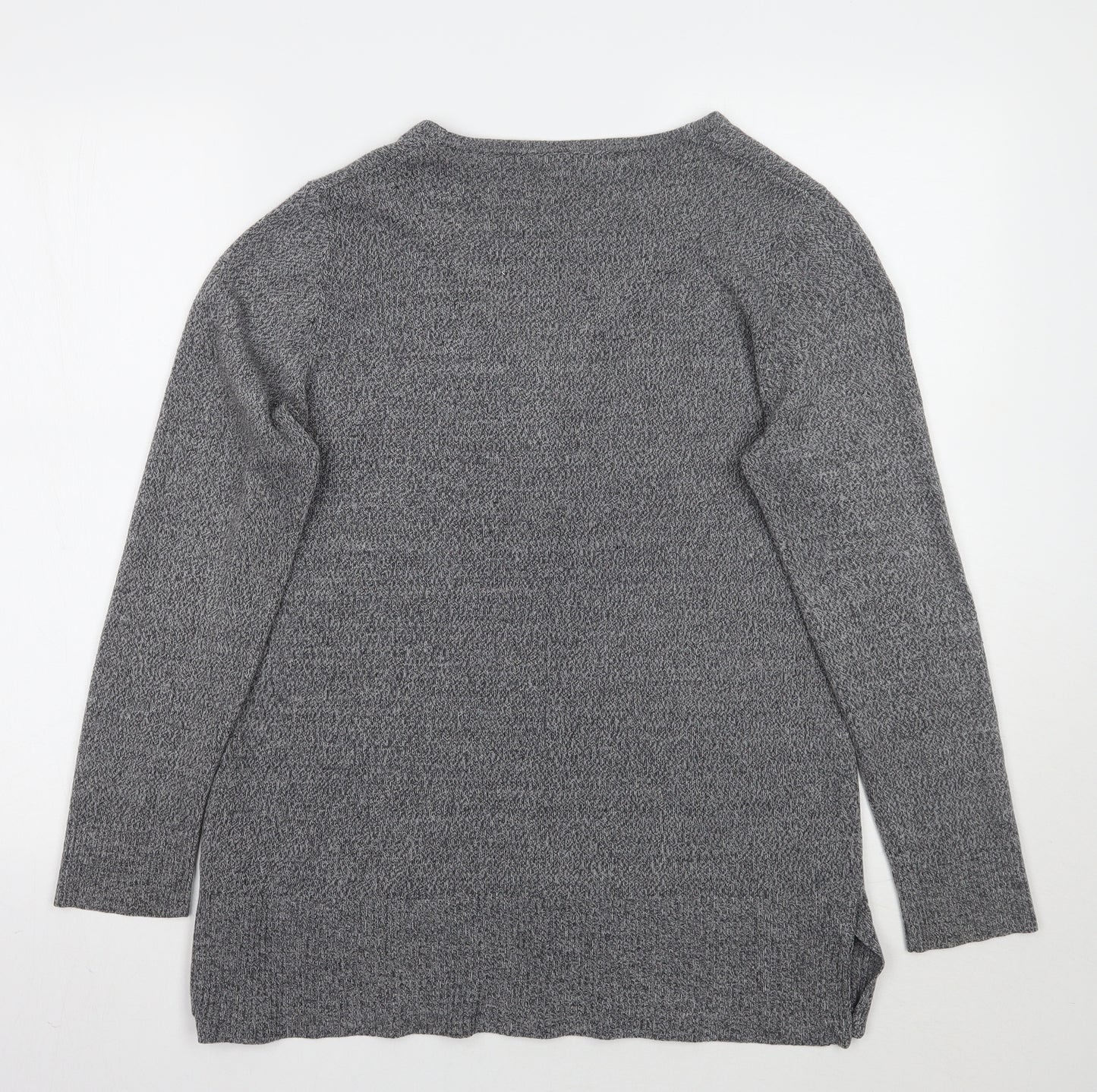 BHS Womens Grey   Cardigan Jumper Size 14