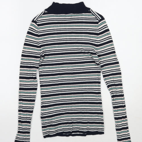 Primark Womens Blue Striped  Pullover Jumper Size 10