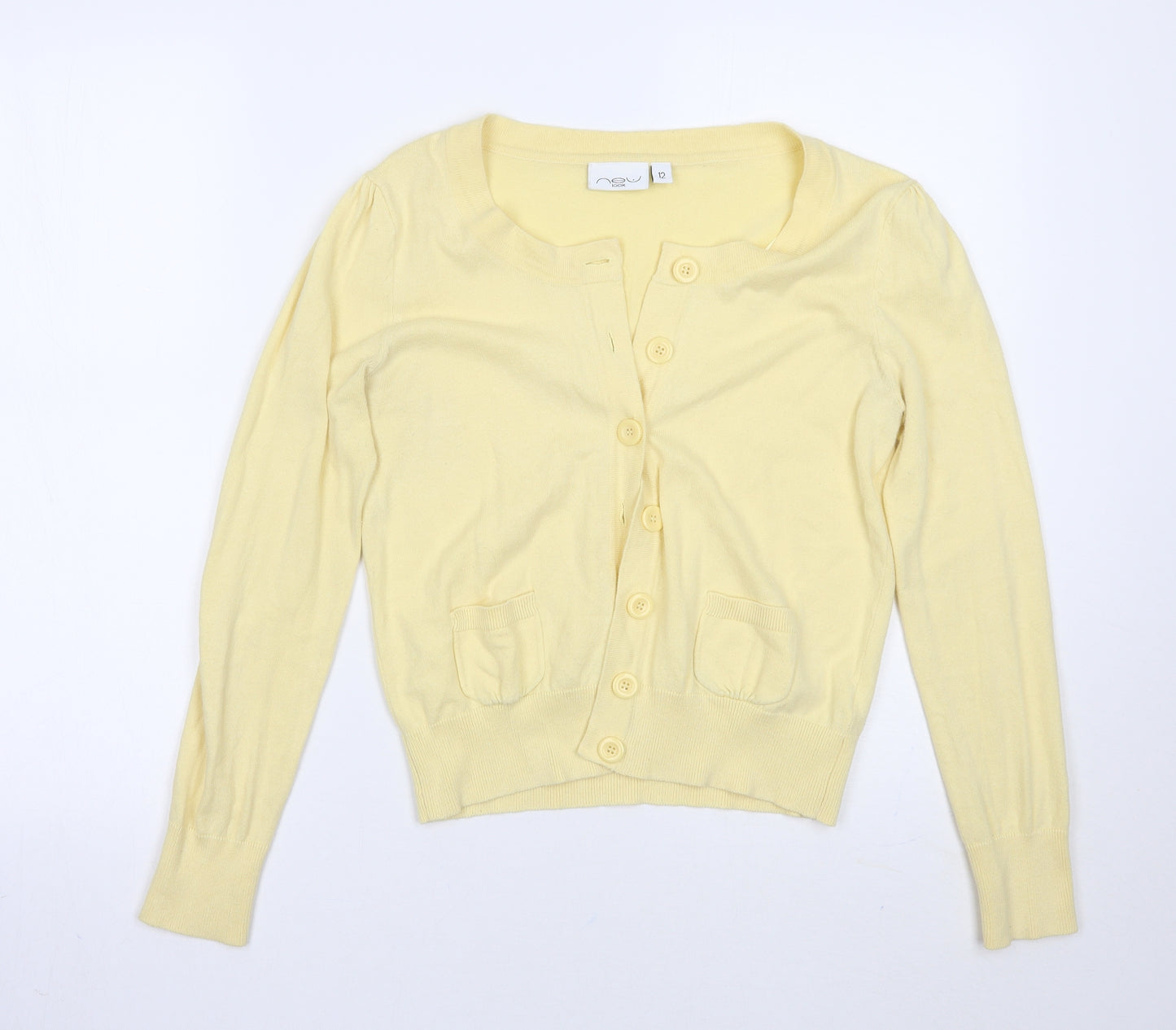 Newlook Womens Yellow   Cardigan Jumper Size 12