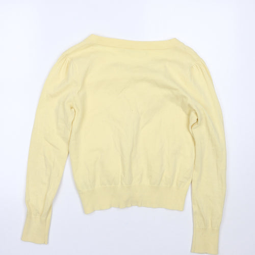 Newlook Womens Yellow   Cardigan Jumper Size 12