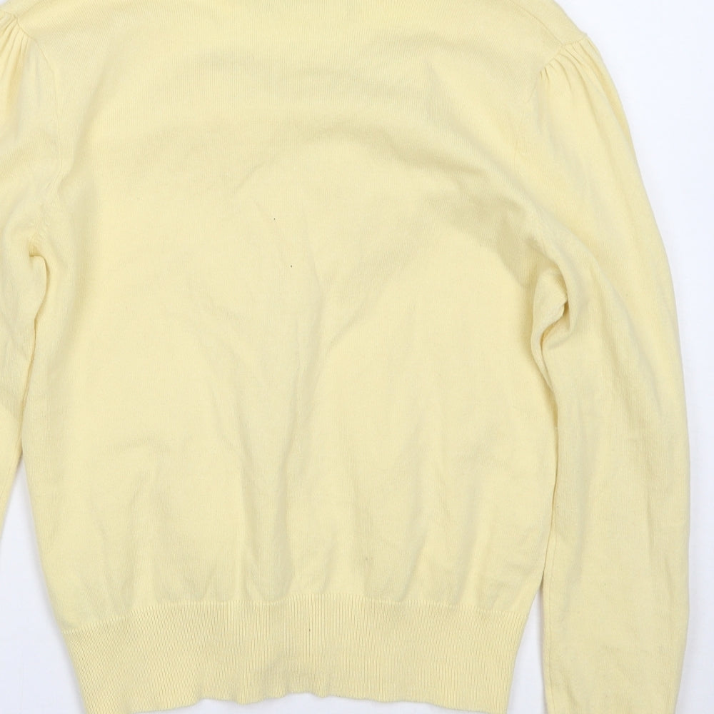 Newlook Womens Yellow   Cardigan Jumper Size 12