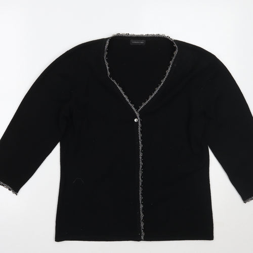 Florence & Fred Womens Black   Cardigan Jumper Size 14