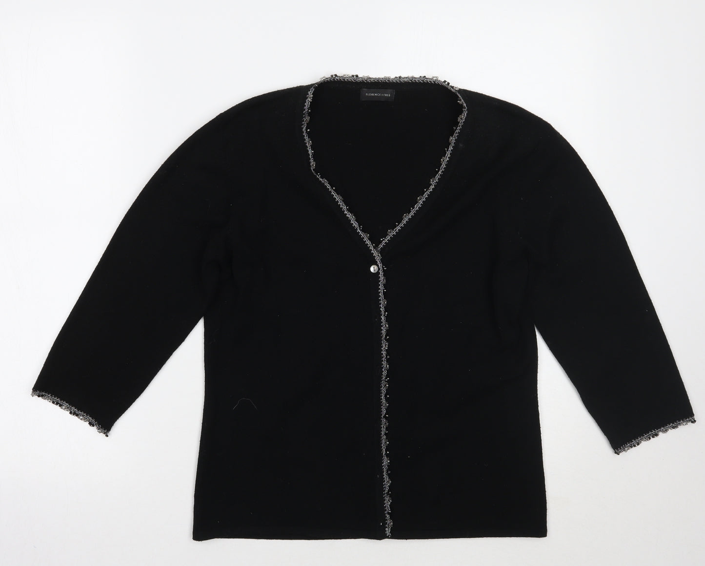 Florence & Fred Womens Black   Cardigan Jumper Size 14