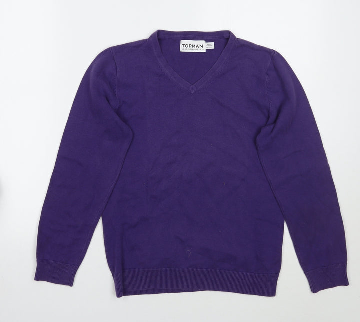 Topman Womens Purple   Pullover Jumper Size XS