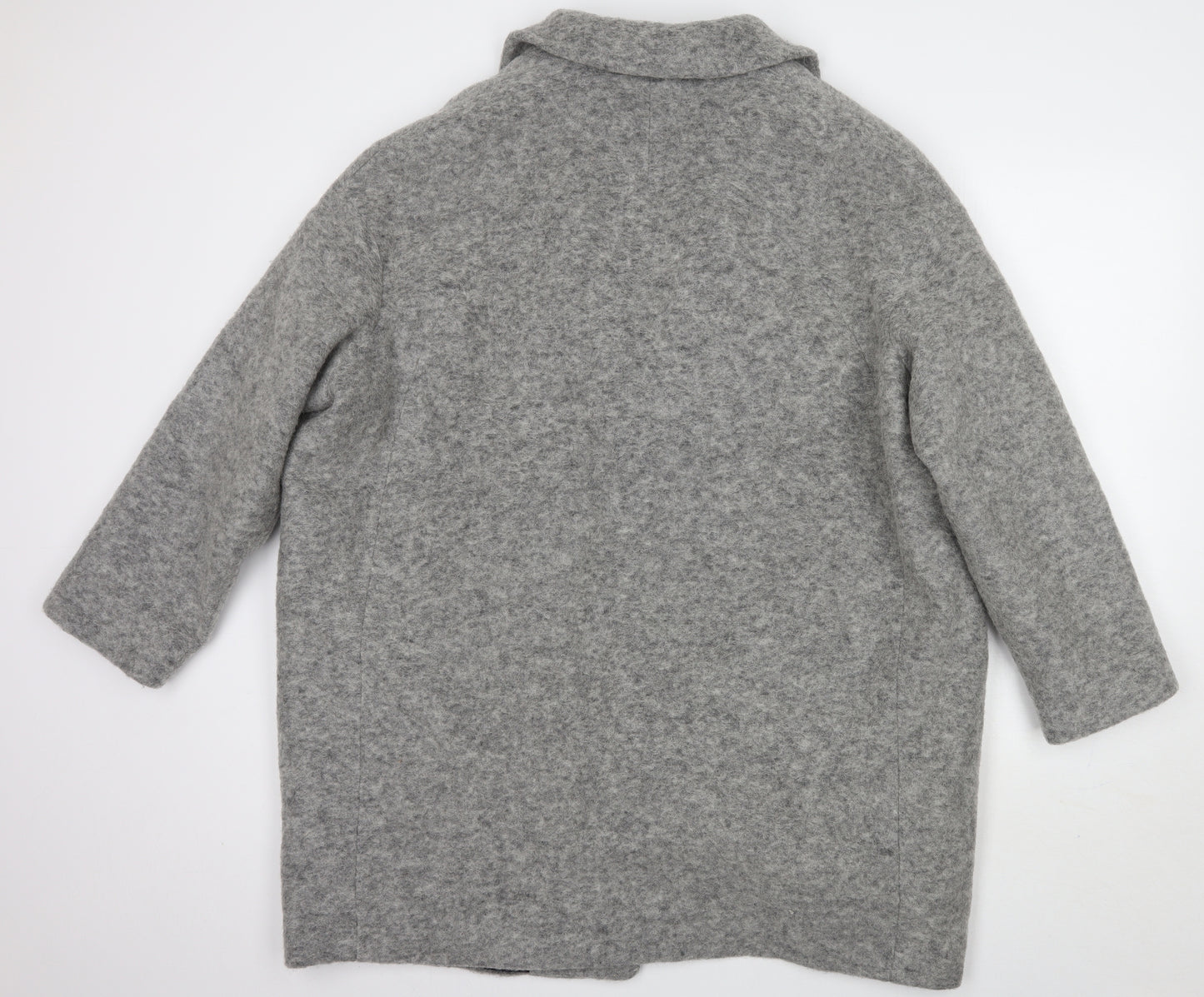 Per Una Womens Grey   Jacket Coat Size 18