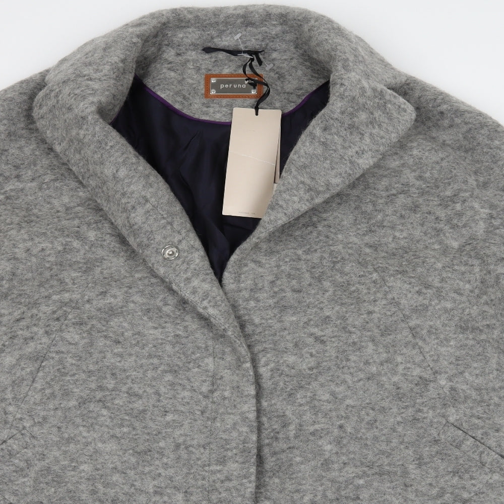 Per Una Womens Grey   Jacket Coat Size 18