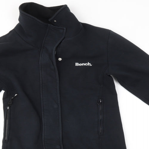 Bench Womens Black   Full Zip Jumper Size L
