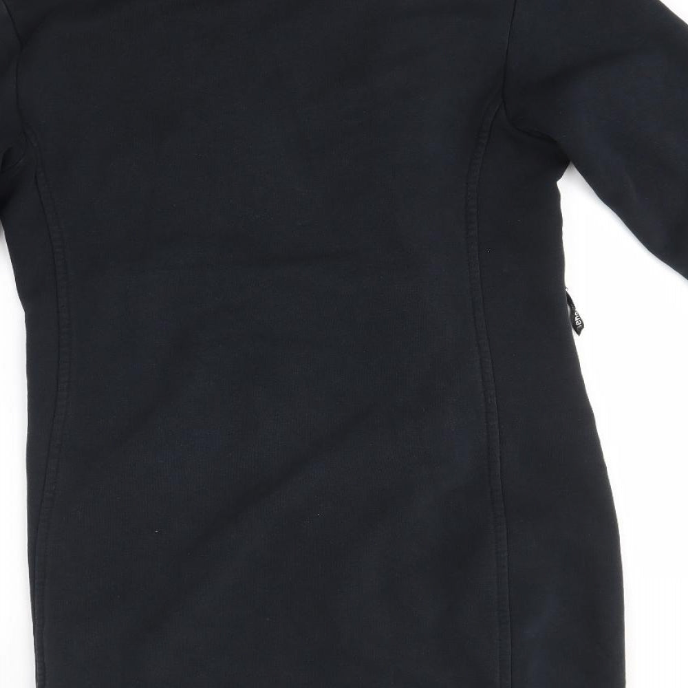 Bench Womens Black   Full Zip Jumper Size L