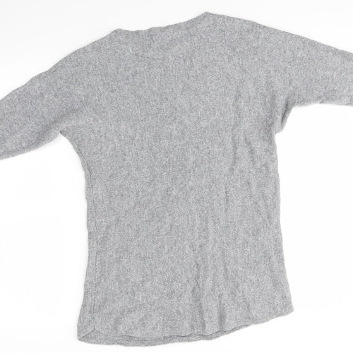 VIZA VIZ Womens Grey   Pullover Jumper Size S