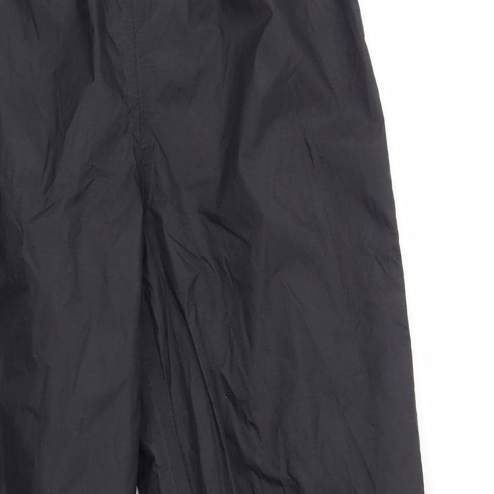 Karrimor Boys Black   Rain Trousers Trousers Size 11-12 Years