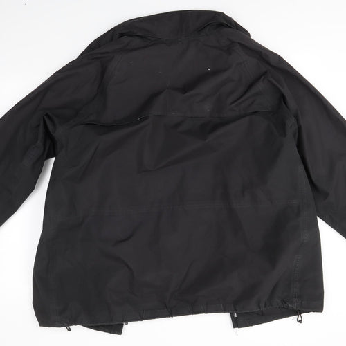 Peter Storm Mens Black   Rain Coat Coat Size L