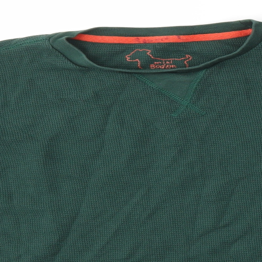 Mini Boden Boys Green   Pullover Jumper Size 9-10 Years